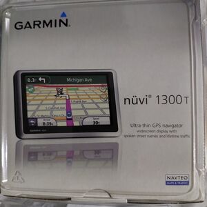 Garmin nüvi 1300T GPS Navigator - Silver and Black